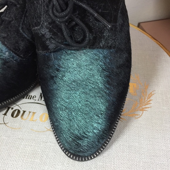 Peacock Oxford Flats Matisse 7 - Picture 6 of 6